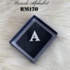 BROOCH ALPHABET A